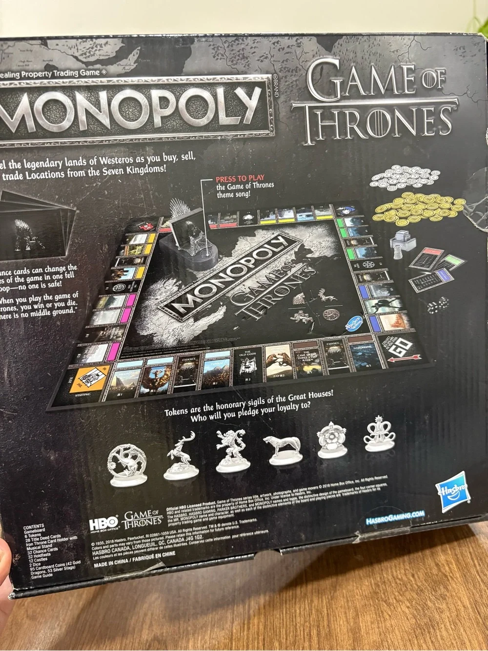 Hasbro official monopoly